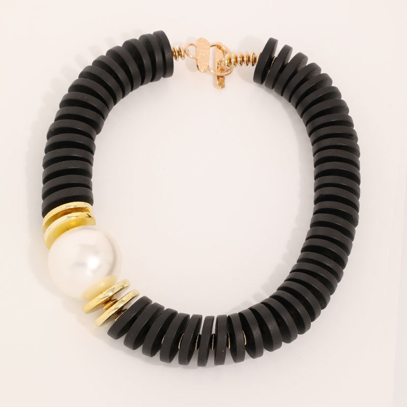 Statement Necklace Handmade Coconut Shell