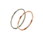 Minimalist Stainless Steel Rhombus Faceted Ring For Women Geometric Diamond Cut Thin Finger Ring Jewelry Non-fading Gift - View 4