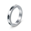 Stainless Steel Spinner Ring For Men Women