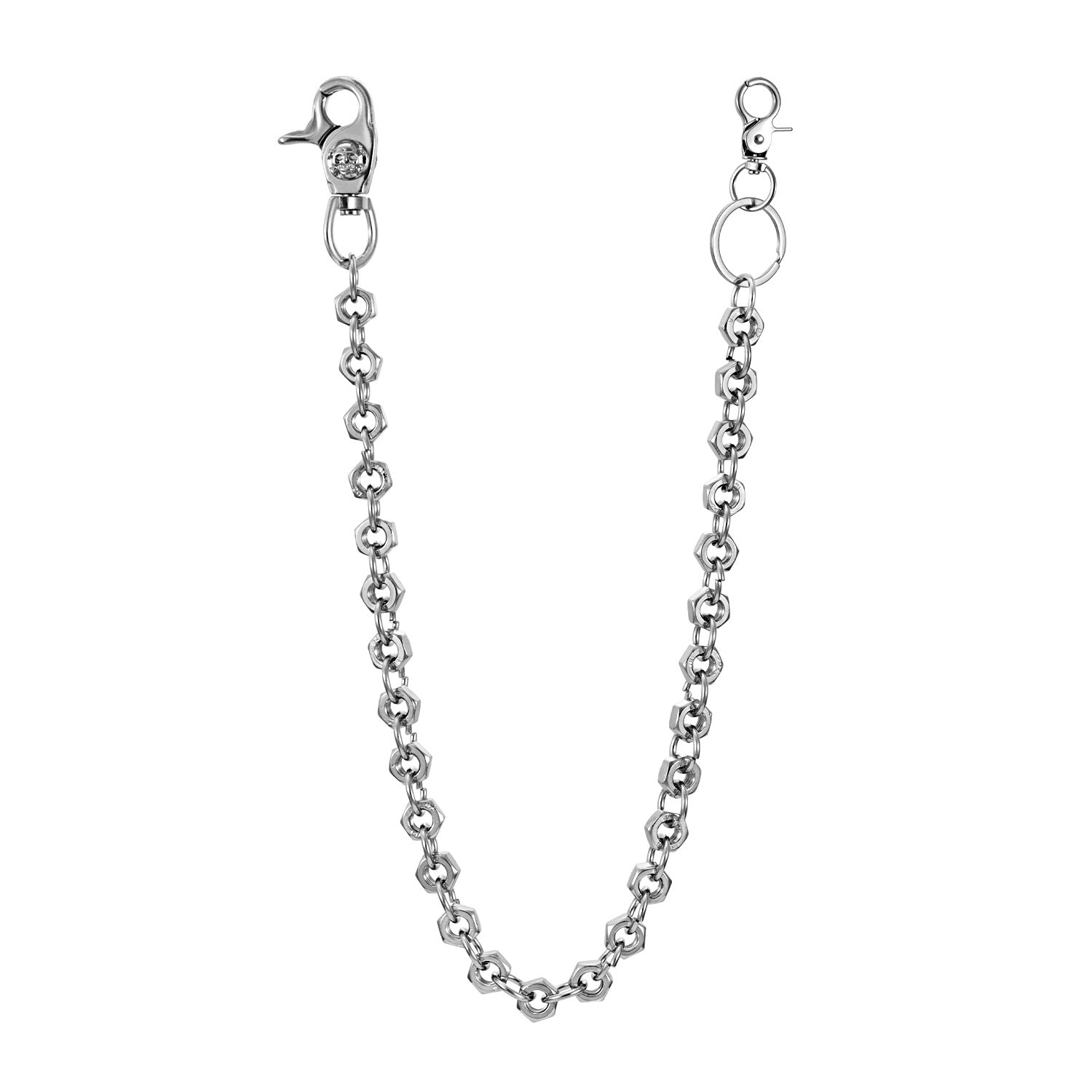 Industrial Skull Buckle Trouser Chain Heavy Metal Hex Nut Link Waist Chain Hip Hop Biker Wallet Chain For Men Women Punk Jewelry Gift - View 4