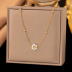 Stainless Steel Necklace And Bracelet