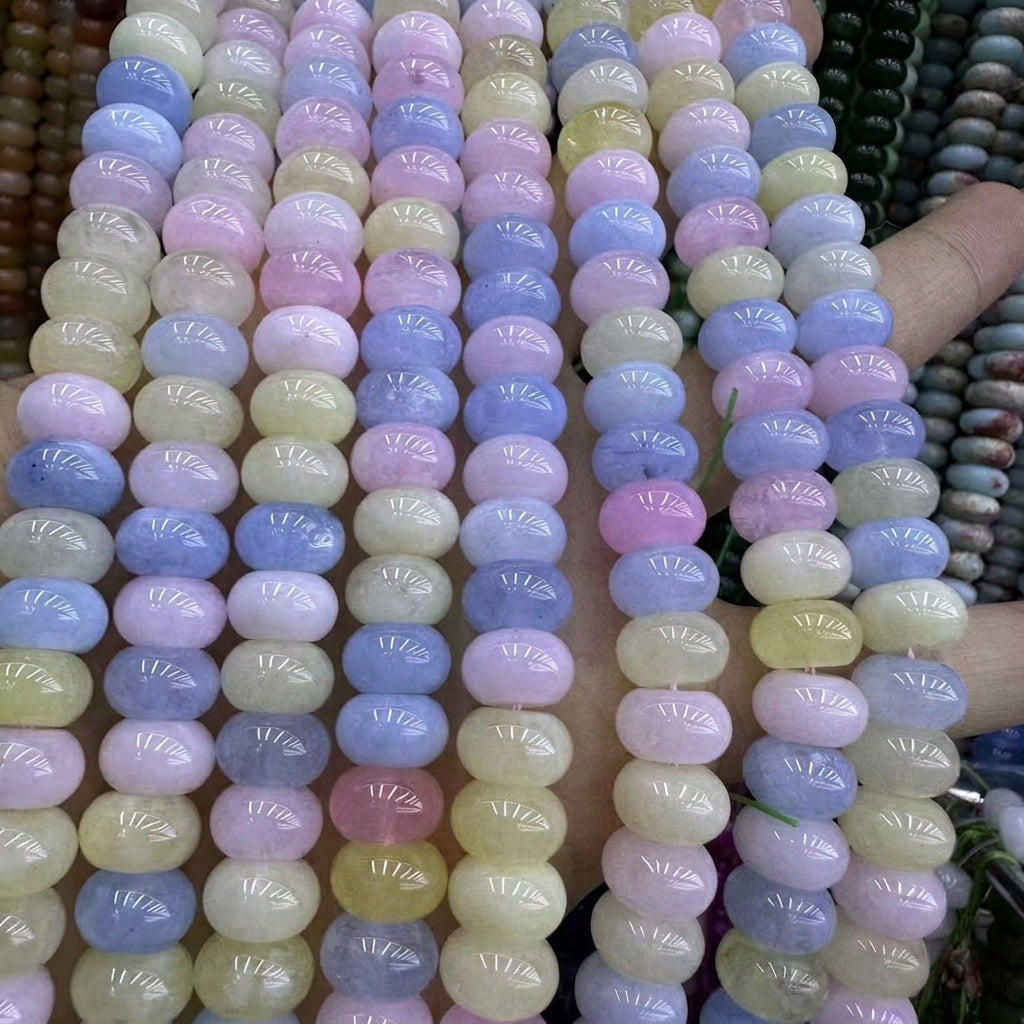 Natural Stone Beads Rondelle Abacus Shape