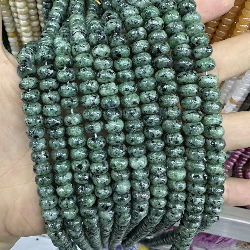 Natural Stone Beads Rondelle Abacus Shape