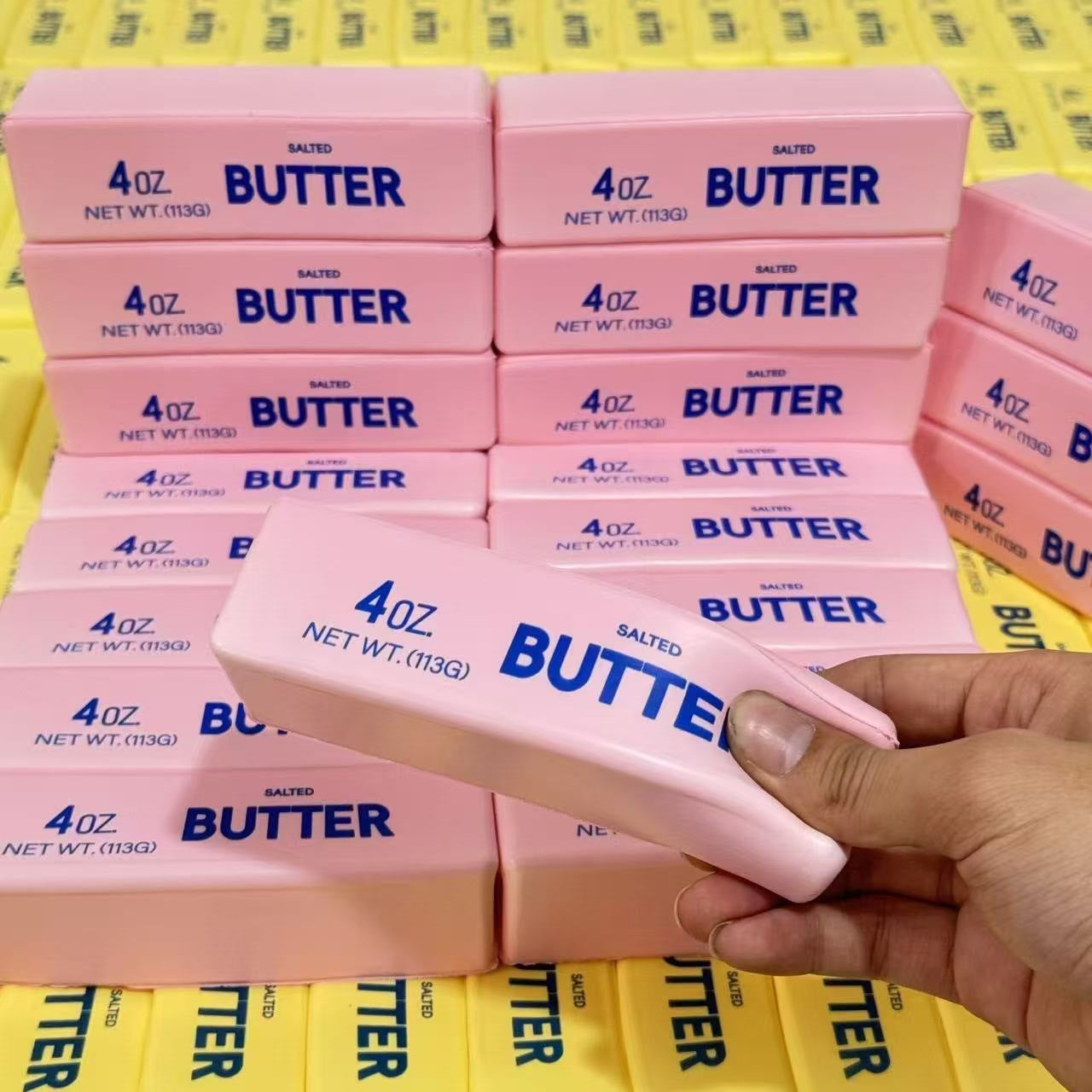 Simulation Butter Bar Squishy Toy Soft PU