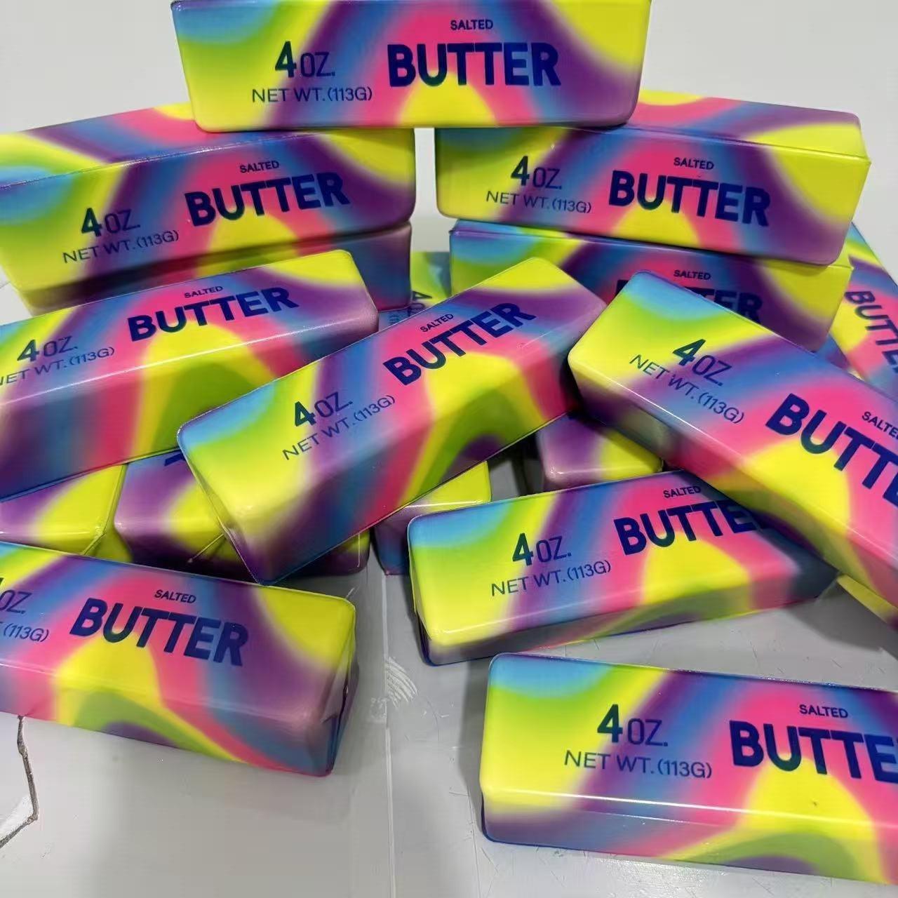 Simulation Butter Bar Squishy Toy Soft PU