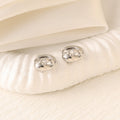 Light Luxury Crystal Crown Flower Dolphin Earrings — Stainless Steel, 18K Gold