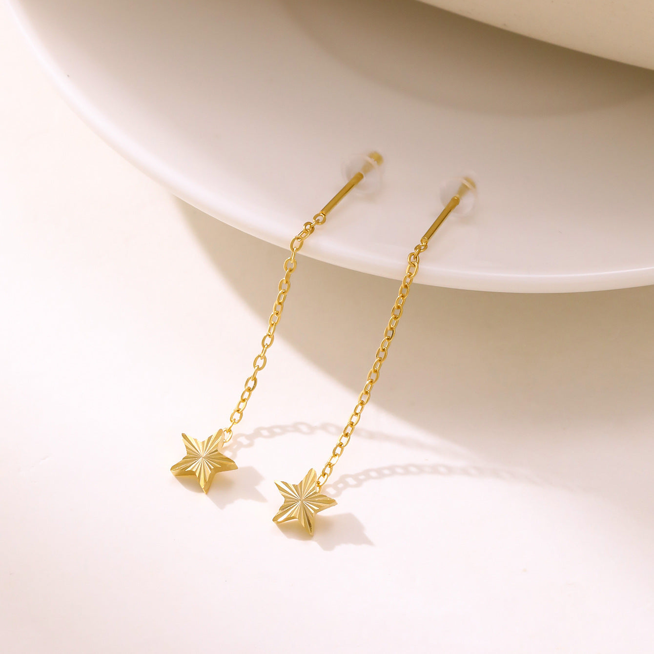 Four-Leaf Clover Butterfly Star Tassel Earrings — Stainless Steel, 14 Designs, EU/US Fashion
