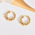 Frosted Circle Earring 9
