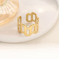 Irregular Hollow Ring — 18K Gold Plated Fashion
