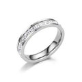 Eternity Ring For Women Titanium Steel Bling