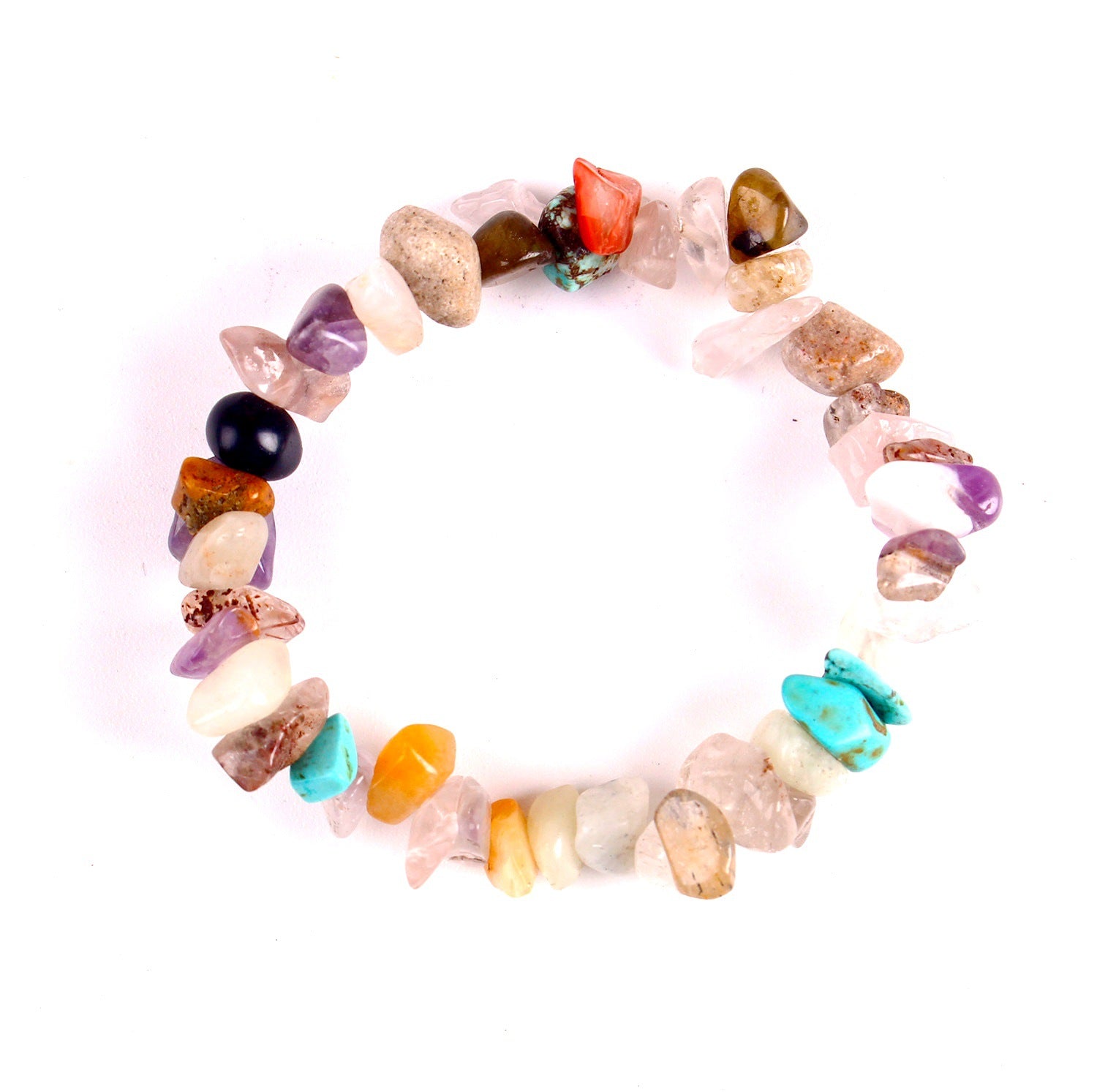 Natural Stone Chip Bracelet Irregular