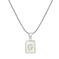 Initial Alphabet Necklace Stainless Steel