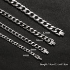 Cuban Link Bracelet Stainless Steel Polished Bold NK Chain Hip Hop Punk Style Jewelry Buckle For Men Women - View 4