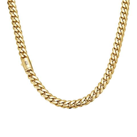 Stainless Steel 18K Gold Plated Hip Hop