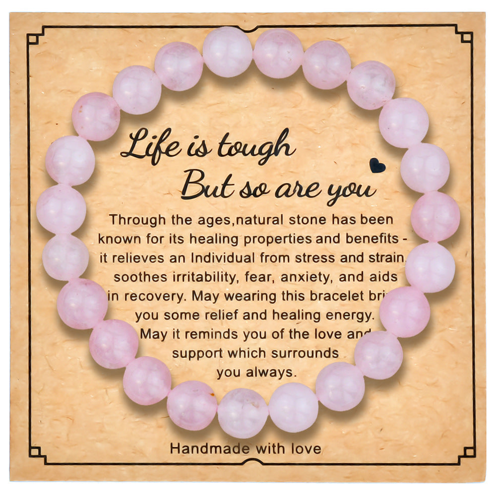 Natural Gemstone Beaded Bracelet Handmade