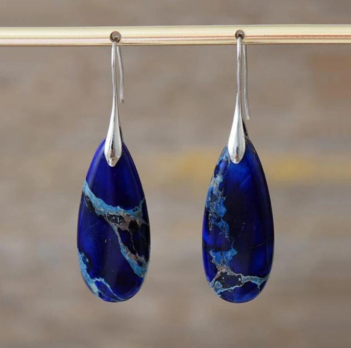 Classic Style Water Droplets Patchwork Agate