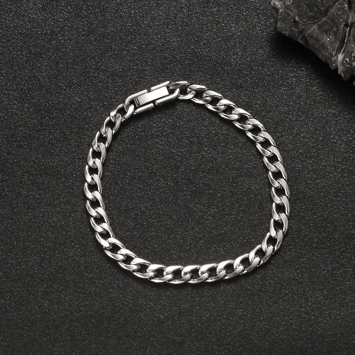 Cuban Link Bracelet Stainless Steel Polished