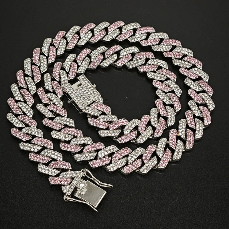 Hip Hop Cuban Chain Necklace Alloy