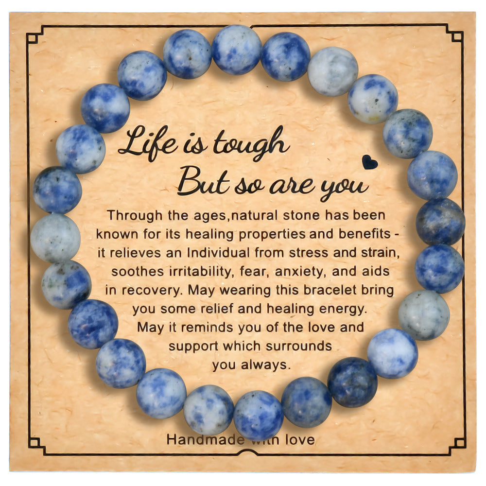 Natural Gemstone Beaded Bracelet Handmade