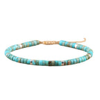 Natural Stone Beaded Bracelet Handmade Braided Adjustable Rope Bohemian Ethnic Vintage Jewelry For Unisex - View 5
