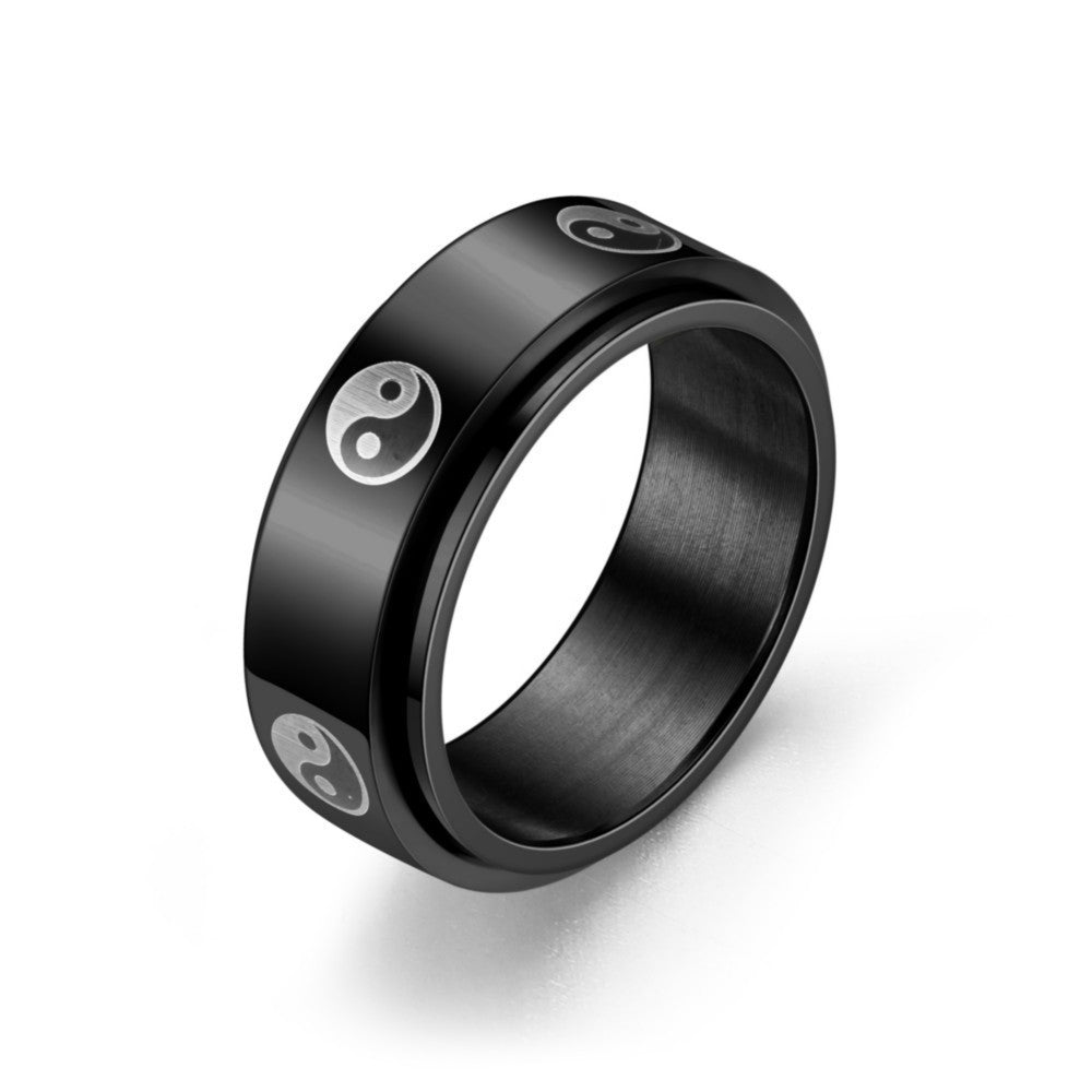 Stainless Steel Spinner Ring Anxiety Stress