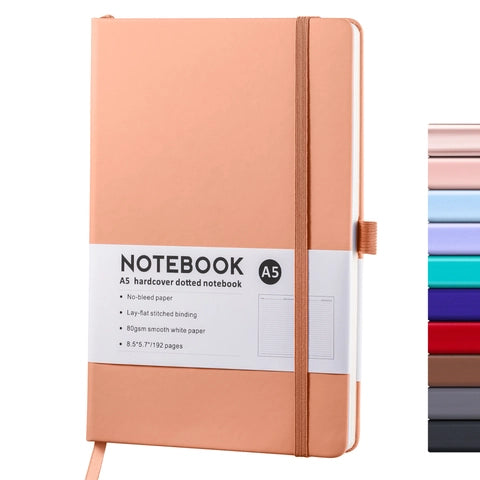 Hardcover PU Leather Notebook Journal With