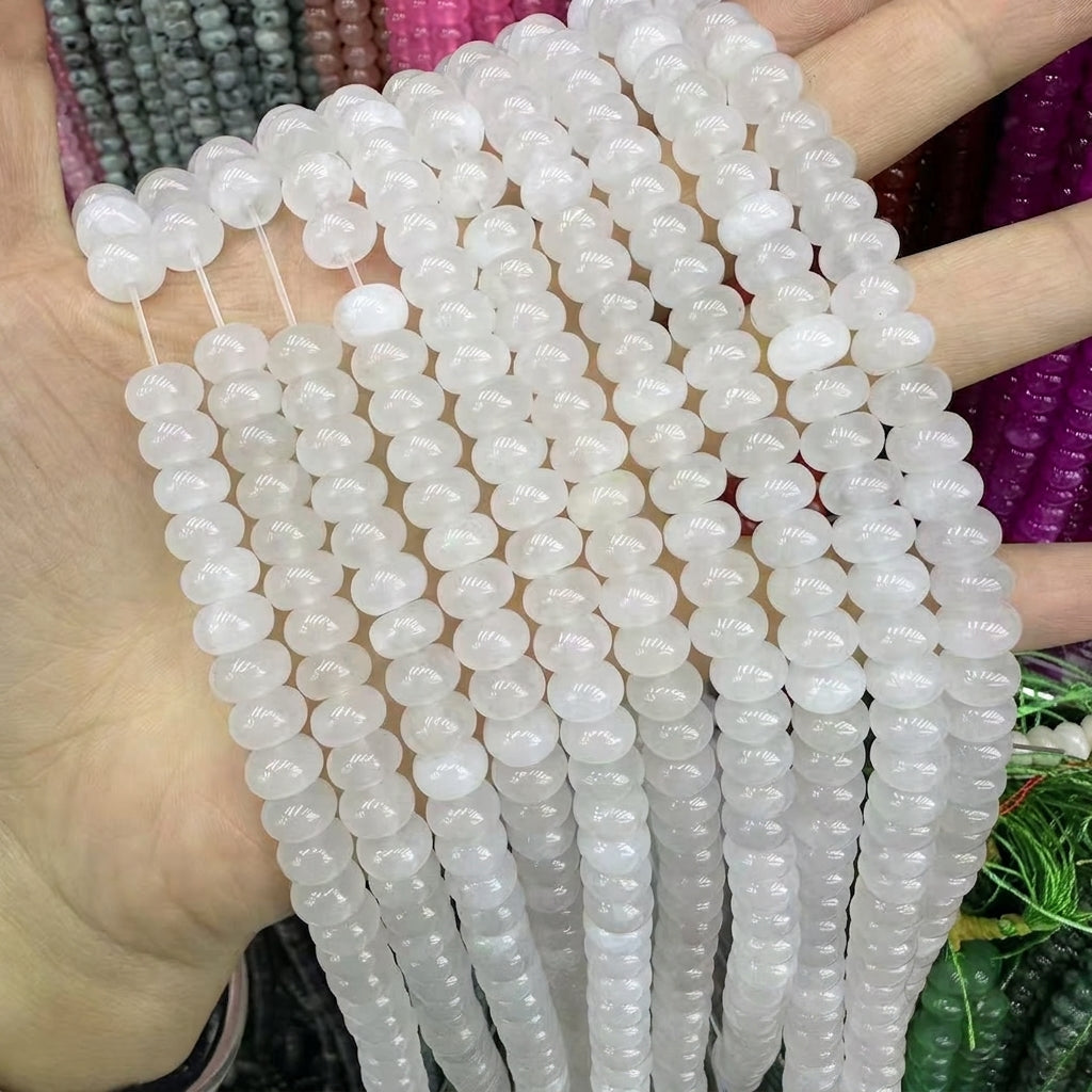 Natural Stone Beads Rondelle Abacus Shape