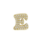 Letter Pendant Bracelet Necklace Brass Cubic