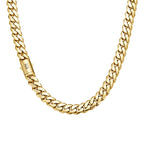 Stainless Steel 18K Gold Plated Hip Hop