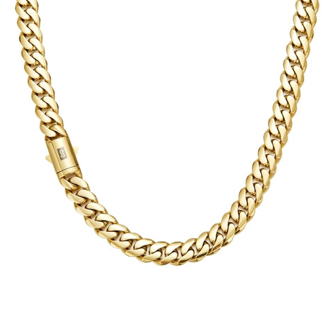 Stainless Steel 18K Gold Plated Hip Hop