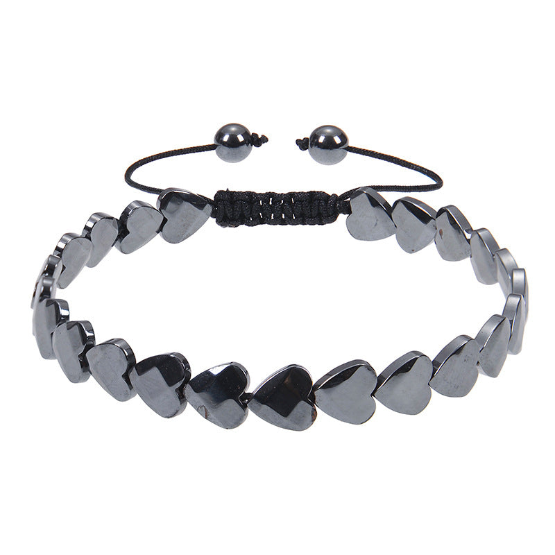 Heart Shape Hematite Magnetic Stone