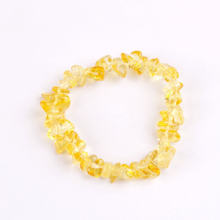 Natural Stone Chip Bracelet Irregular