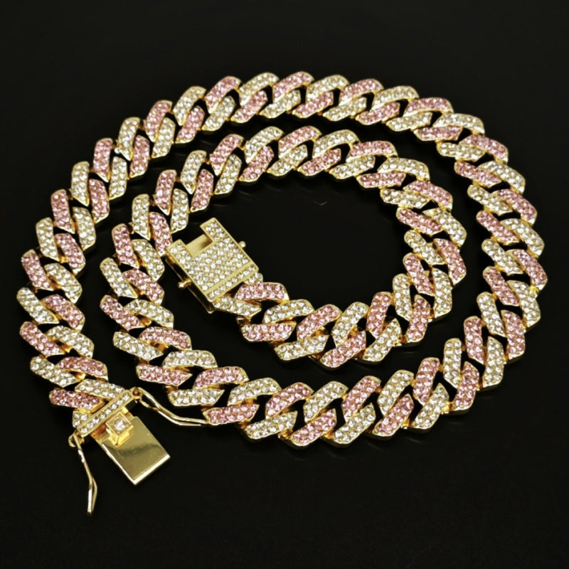 Hip Hop Cuban Chain Necklace Alloy