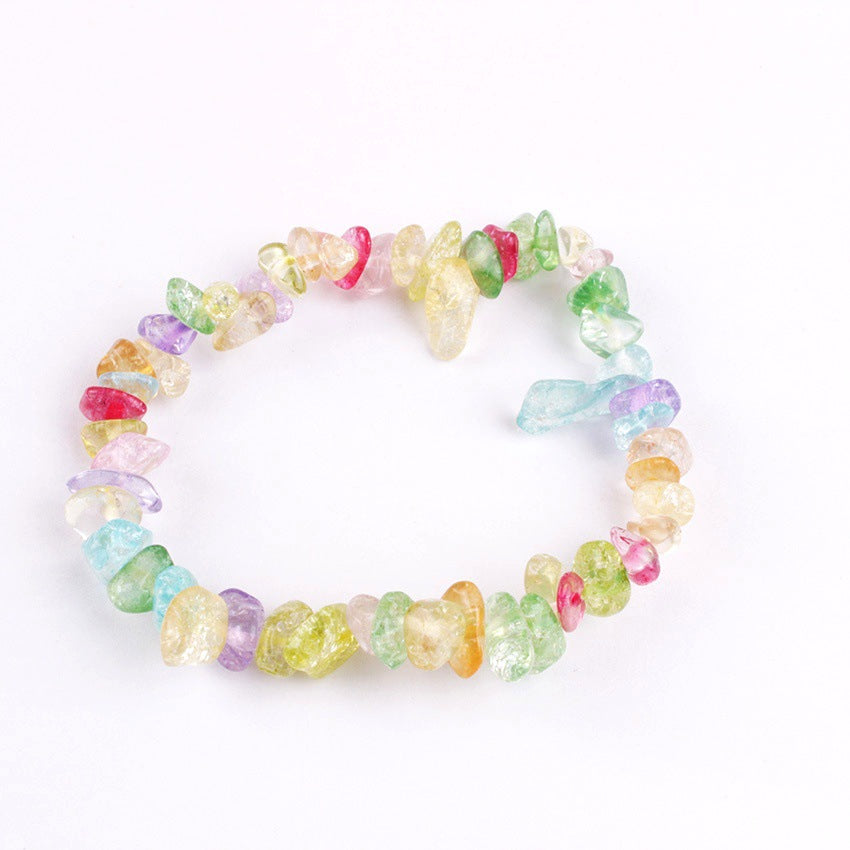 Natural Stone Chip Bracelet Irregular