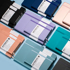 Hardcover PU Leather Notebook Journal With Elastic Band Pen Loop Premium Paper Business Office Writing Diary Dotted Lined