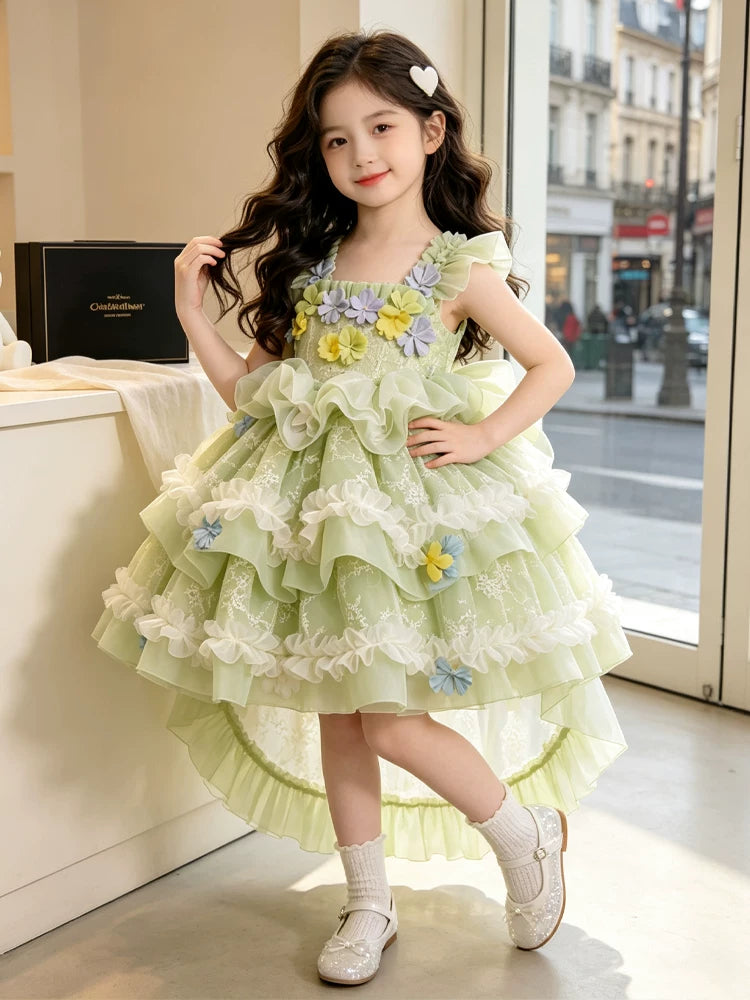 Girls princess mesh dress - view 2