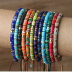 Natural Stone Beaded Bracelet Handmade Braided Adjustable Rope Bohemian Ethnic Vintage Jewelry For Unisex - View 3