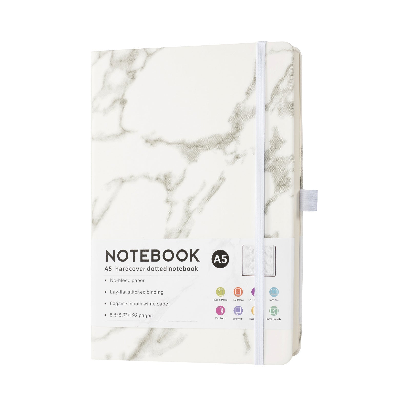 Hardcover PU Leather Notebook Journal With