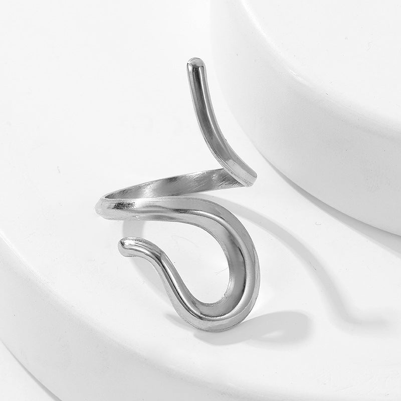 Stainless Steel Adjustable Open Rings For
