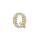 Letter Pendant Bracelet Necklace Brass Cubic