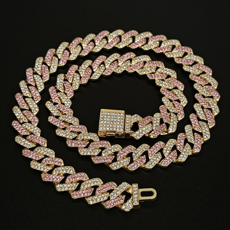 Hip Hop Cuban Chain Necklace Alloy