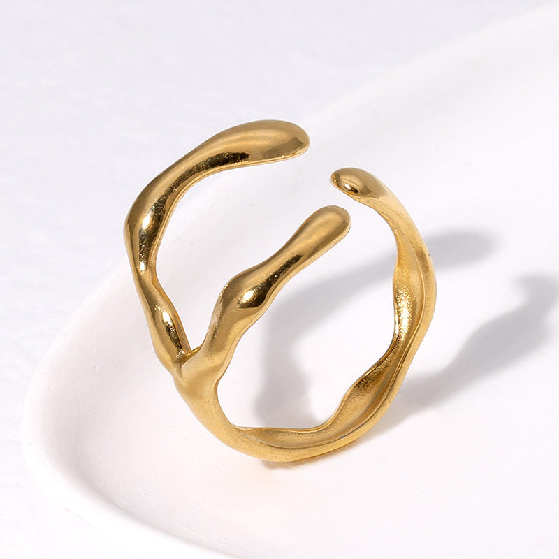 Stainless Steel Adjustable Open Rings For