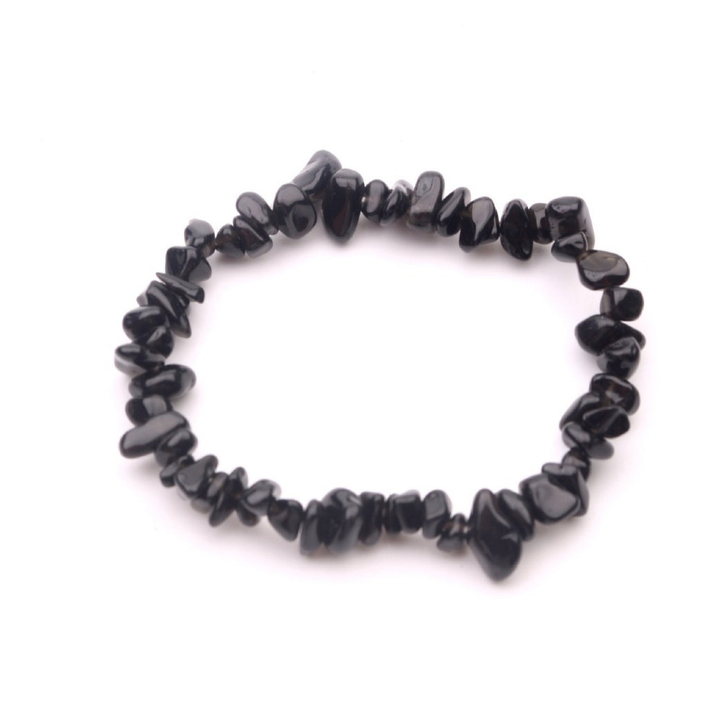 Natural Stone Chip Bracelet Irregular Gemstone Fragments Elastic Handmade Bohemian Healing Reiki Jewelry For Women Men - View 5
