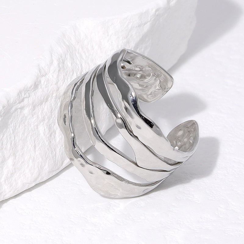 Stainless Steel Adjustable Open Rings For