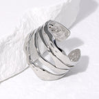 Stainless Steel Adjustable Open Rings For