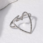 Stainless Steel Adjustable Open Rings For