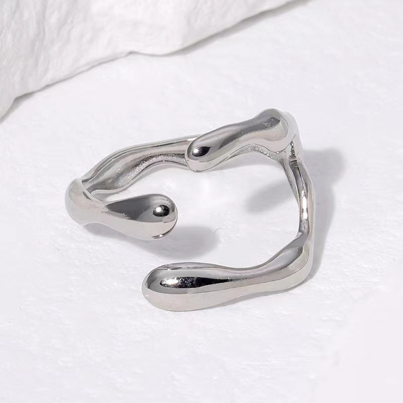 Stainless Steel Adjustable Open Rings For
