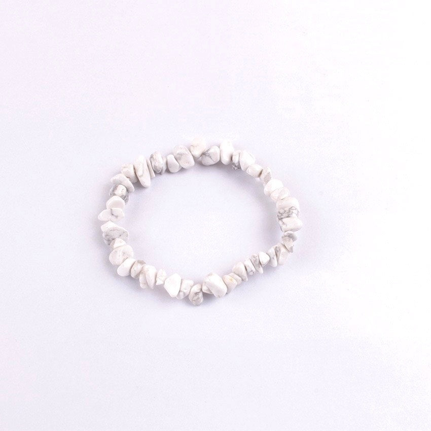 Natural Stone Chip Bracelet Irregular