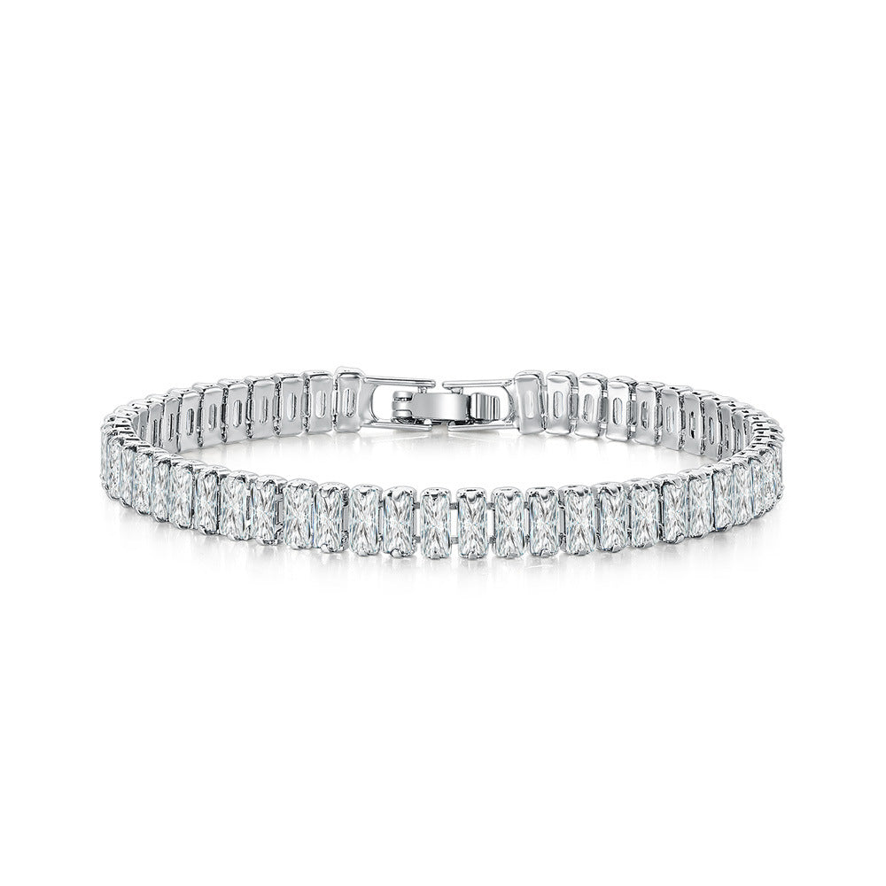 Baguette Cut Rectangular Cubic Zirconia
