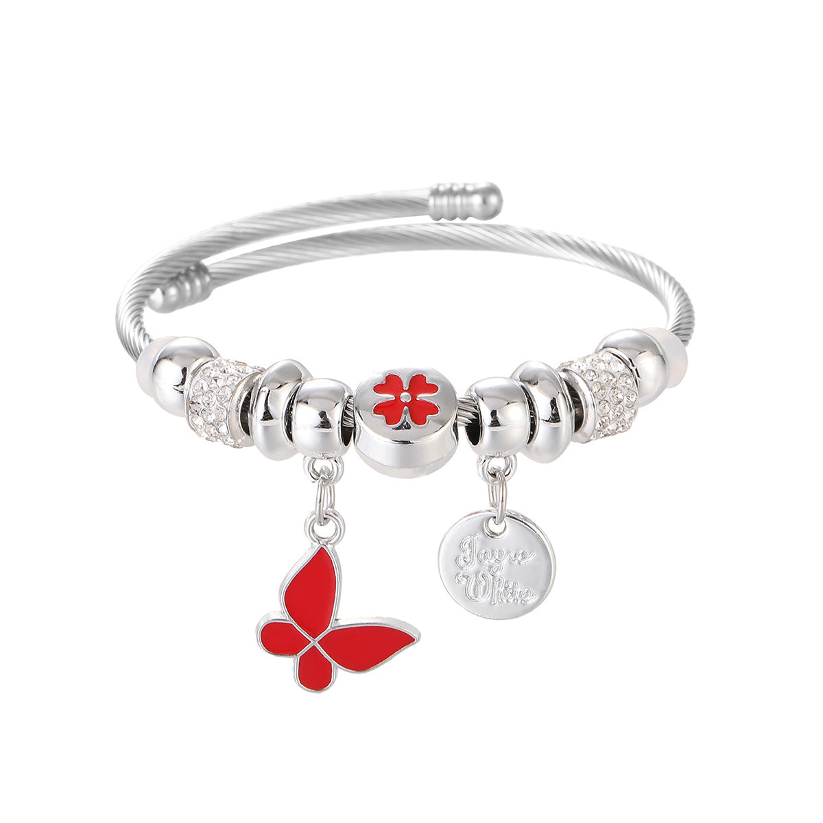Charm Bracelet Stainless Steel Alloy Pendant
